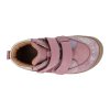 41063 479 barefoot detske kotnikove boty develab sneaker 2 velcro leather old pink 6