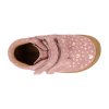 46036 479 barefoot detske kotnikove boty develab midcut shoe 2 velcr leather old pink 6
