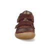 41065 439 barefoot detske kotnikove boty develab sneaker 2 velcro leather burgundy 3