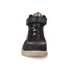 45235 999 barefoot detske kotnikove boty develab elastic velcro wr black combi 3