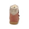 07T049.232 600 barefoot detske zimni boty koel dean 2 0 wp wool old pink 2 5