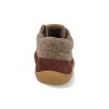 46238 439 barefoot detske kotnikove boty develab firststep sft shoe laces fl burgundy 5
