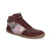 43050 439 barefoot damske kotnikove boty develab mid cut snkr laces wr burgundy 1