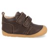 24112 1262 barefoot detske kotnikove boty bisgaard carter dark brown 2