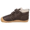 24113 1262 barefoot detske zimni boty bisgaard carter lamb dark brown 4