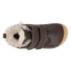 24113 1262 barefoot detske zimni boty bisgaard carter lamb dark brown 6