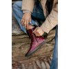barefoot cizmy maverick bordeaux premium leather 7