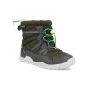 AEPC AMGN barefoot detske zimni boty xero shoes alpine pull on kids army green 1
