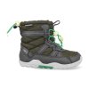 AEPY AMGN barefoot detske zimni boty xero shoes alpine pull on youth army green 2