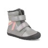 W073 52306D barefoot detske zimni boty d d step w073 52306d stribrne 1