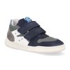 45423 693 barefoot detske tenisky develab boys lw cut sneaker 2velcro blue combi suede 1