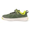 J65PDB C0914 barefoot detske tenisky geox j foot run military lime 4