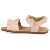 CB.RUF1 4245 barefoot detske sandaly tip toey joey ruffle candy cream 4