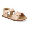 CB.RUF1 4245 barefoot detske sandaly tip toey joey ruffle candy cream 1