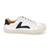 CB.GRO1 649 barefoot detske tenisky tip toey joey ground white black 2