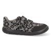 1170 0163 54 barefoot detske tenisky jonap nella black white flowers 2