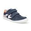 45301 633 barefoot detske tenisky develab firststep sneaker 2velcro navy suede modre 1