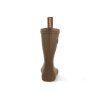 92022 1211 barefoot detske holinky bisgaard rubber boot chocolate 6