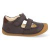 BG202257 2190 barefoot detske sandaly bundgaard petit summer dark brown 2
