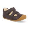 BG202257 2190 barefoot detske sandaly bundgaard petit summer dark brown 1