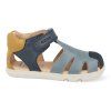 B656PC C0916 barefoot detske sandaly geox b steppieup navy ochreyellow 2 2