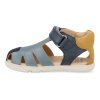 B656PC C0916 barefoot detske sandaly geox b steppieup navy ochreyellow 2 4