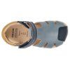B656PC C0916 barefoot detske sandaly geox b steppieup navy ochreyellow 2 6