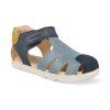 B656PC C0916 barefoot detske sandaly geox b steppieup navy ochreyellow 2 1