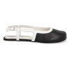 SHPN091BLW barefoot sandaly shapen twiggy n black white 2
