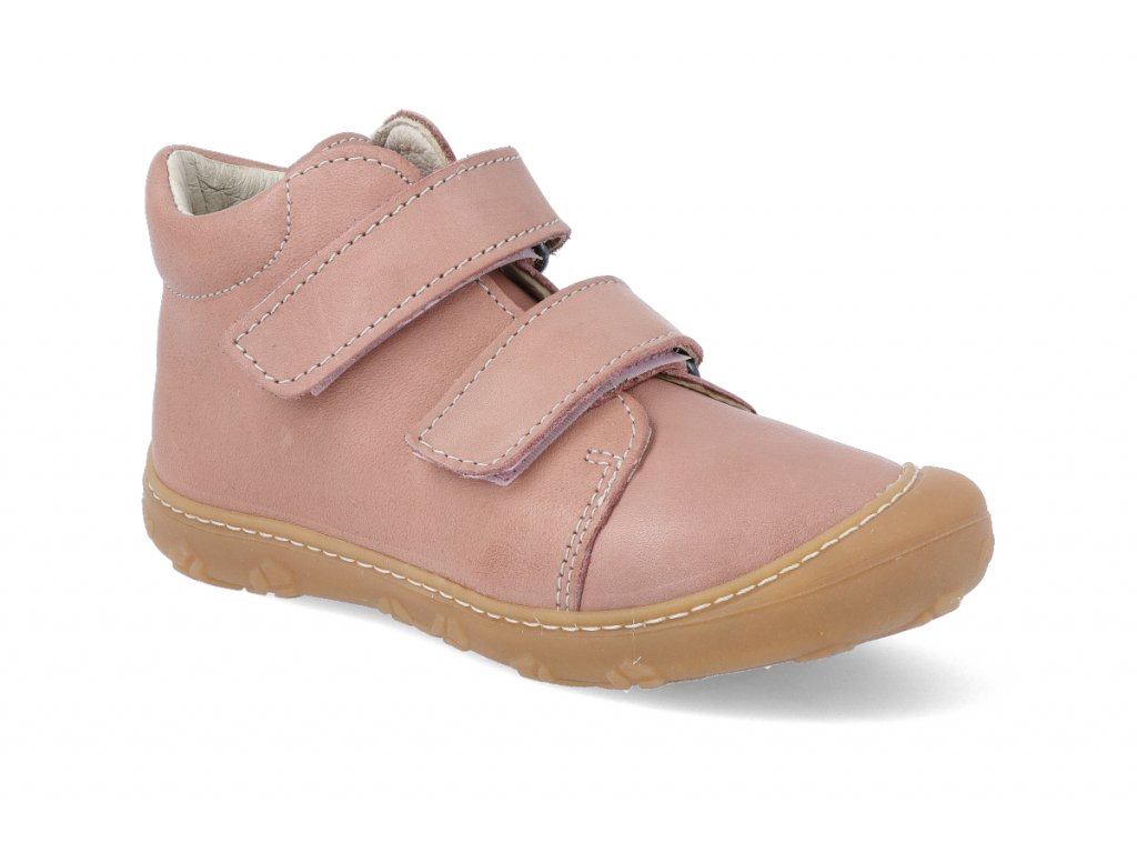 Barefoot kotníková obuv Ricosta - Pepino Chrisy Rose M růžová | Bosonožka