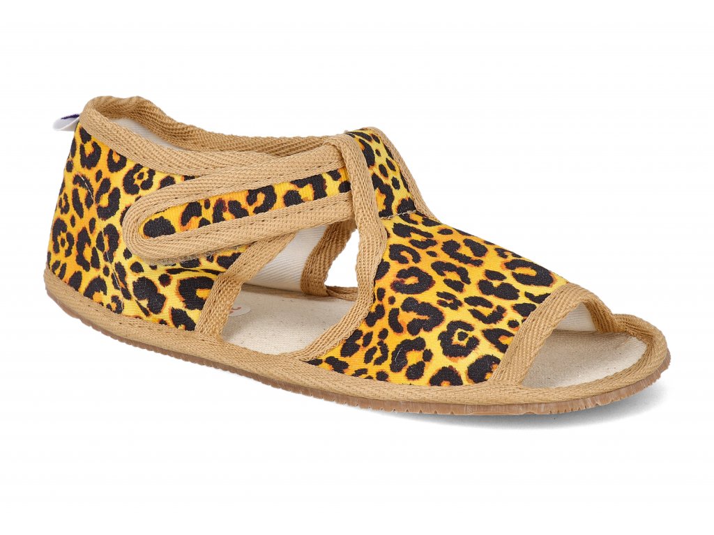 MONI LEOP barefoot prezuvky milash monica leopard 1