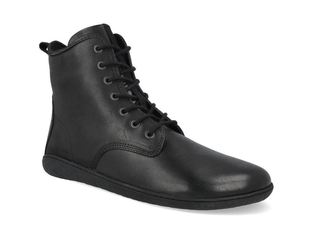 Barefoot pánské zimní boty Vivobarefoot Scott IV Mens Obsidian