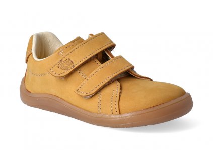 barefoot tenisky baby bare febo spring mustard 3