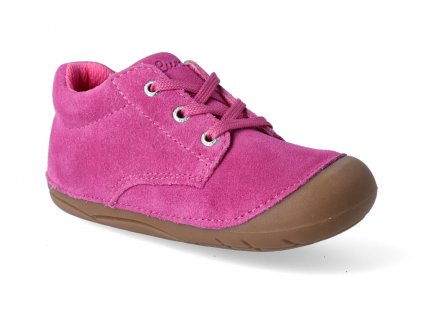 barefoot kotnikova obuv lurchi flo suede pink 3