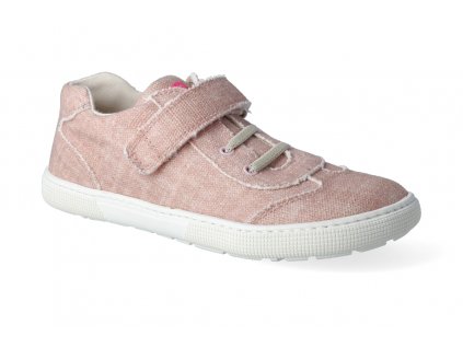 barefoot tenisky koel4kids bernardo canvas pink 2