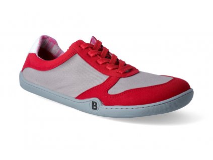 barefoot tenisky blifestyle sportstyle micro textile red 2