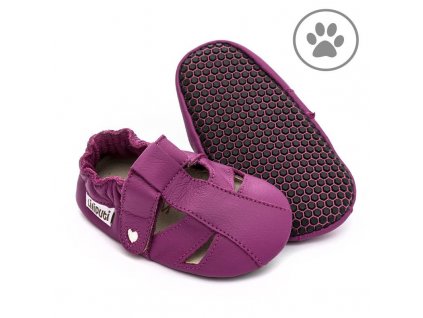 liliputi soft paws baby sandal fuchsia 5043