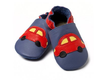 liliputi soft baby shoes blue cars v8 2092