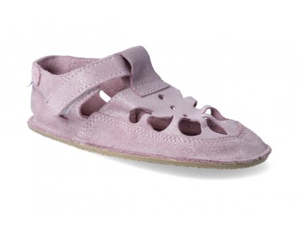 barefoot sandalky baby bare io sparkle pink letni 2