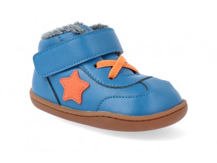 BB C38957 BU barefoot zimni obuv little blue lamb beck blue 4