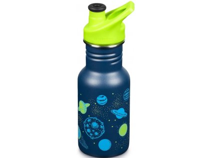 Dětská láhev Klean Kanteen - Kid Classic Narrow Sport Cap planets 355 ml