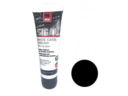 Sigal - Krém na obuv tuba s aplikátorem 75 ml NO. 3 černý