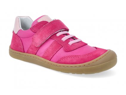 07M027.101 650 barefoot tenisky koel4kids dylan suede fuchsia 1