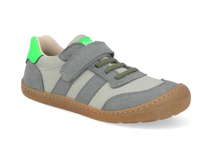 07M027.50D 360 barefoot tenisky koel4kids dylan textiel olive 2024 1