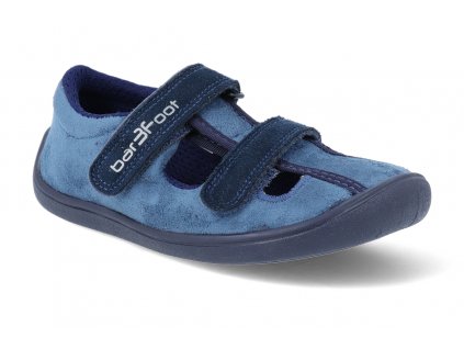3BE25 6 barefoot sandalky 3f elf sandals modra 1