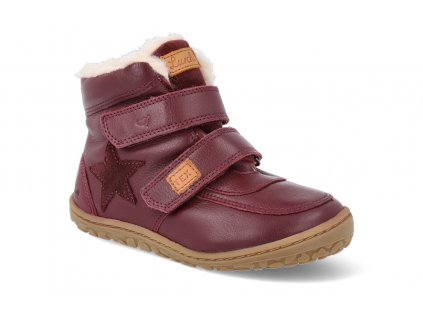 33 50026 43 barefoot zimni obuv s membranou lurchi nemo tex light bordo 1