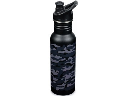 Nerezová láhev Klean Kanteen - Classic Narrow Sport Cap black camo 532 ml