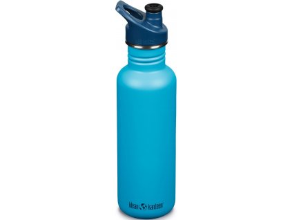 Nerezová láhev Klean Kanteen - Classic Sport Cap Hawaiian ocean 800 ml