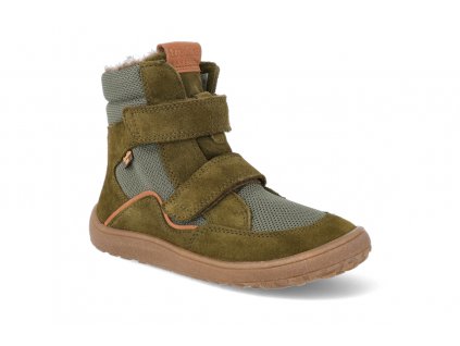 G3160189 2 barefoot zimni obuv s membranou froddo bf tex winter dark green zelena 1