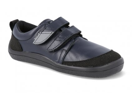 BF0001 W N SO JUST BLACK barefoot tenisky beda just black s velurovym okopem cerne 1